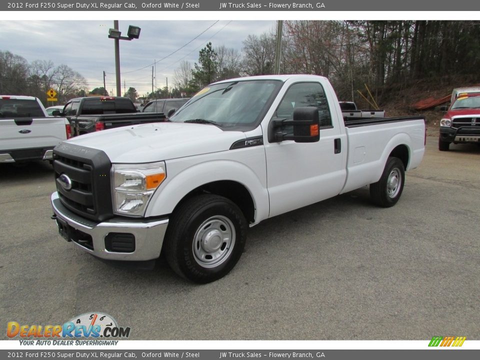 2012 Ford F250 Super Duty XL Regular Cab Oxford White / Steel Photo #12