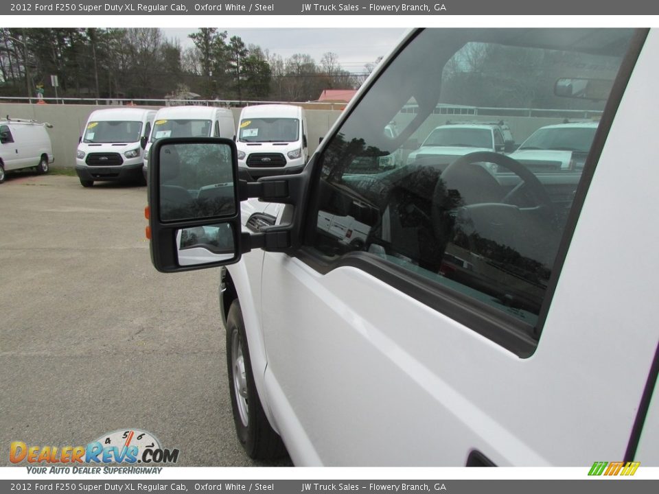 2012 Ford F250 Super Duty XL Regular Cab Oxford White / Steel Photo #16