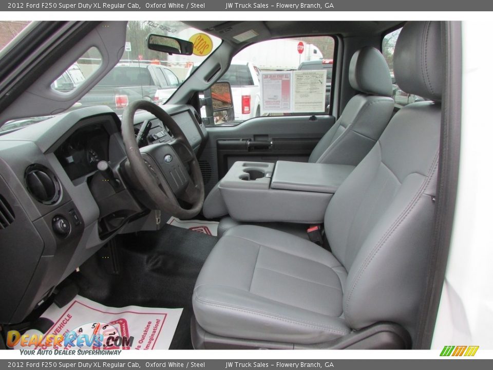 2012 Ford F250 Super Duty XL Regular Cab Oxford White / Steel Photo #19