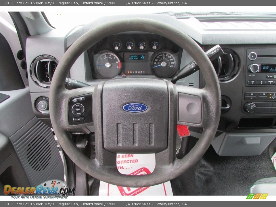2012 Ford F250 Super Duty XL Regular Cab Oxford White / Steel Photo #20