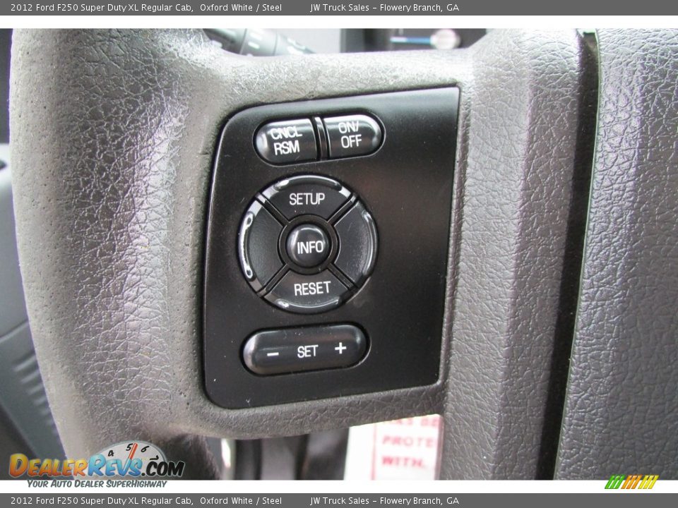 2012 Ford F250 Super Duty XL Regular Cab Oxford White / Steel Photo #21