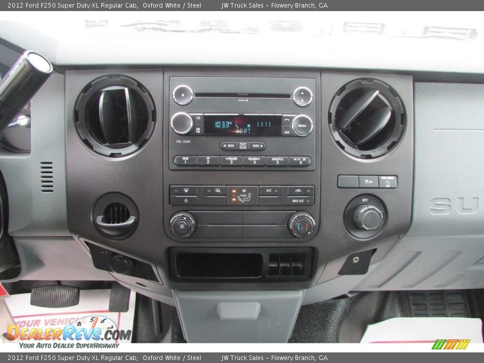 2012 Ford F250 Super Duty XL Regular Cab Oxford White / Steel Photo #22