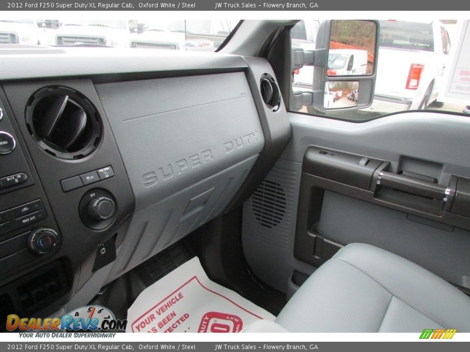 2012 Ford F250 Super Duty XL Regular Cab Oxford White / Steel Photo #23