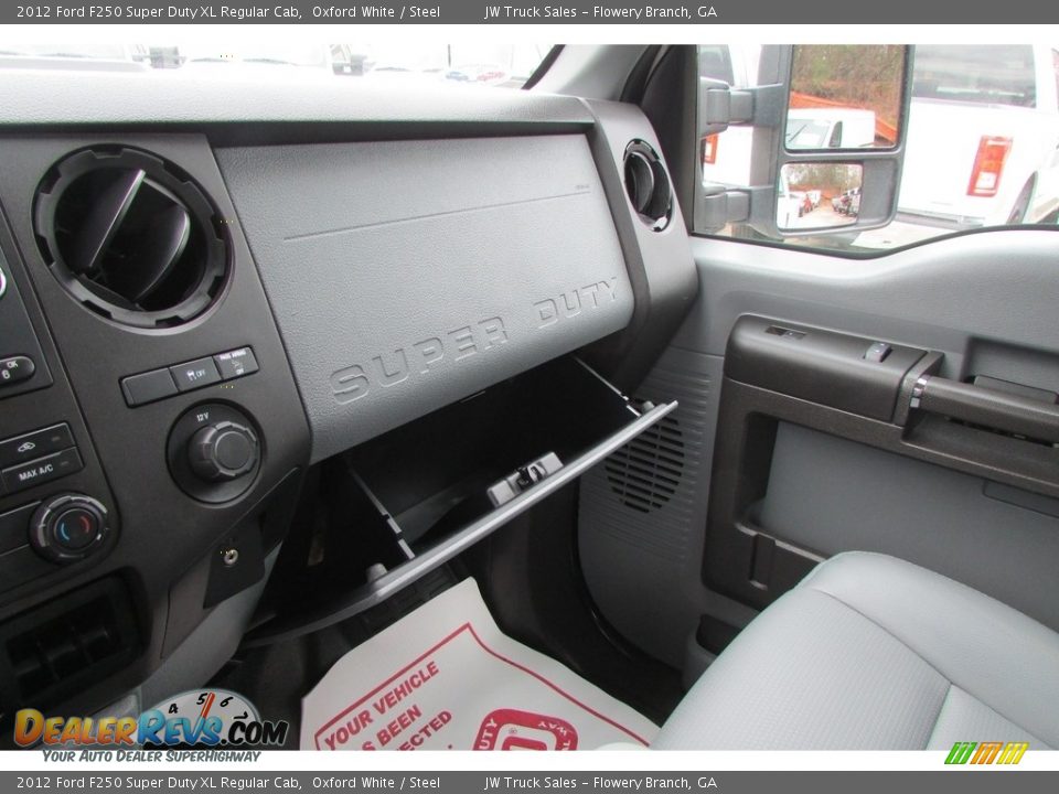 2012 Ford F250 Super Duty XL Regular Cab Oxford White / Steel Photo #24