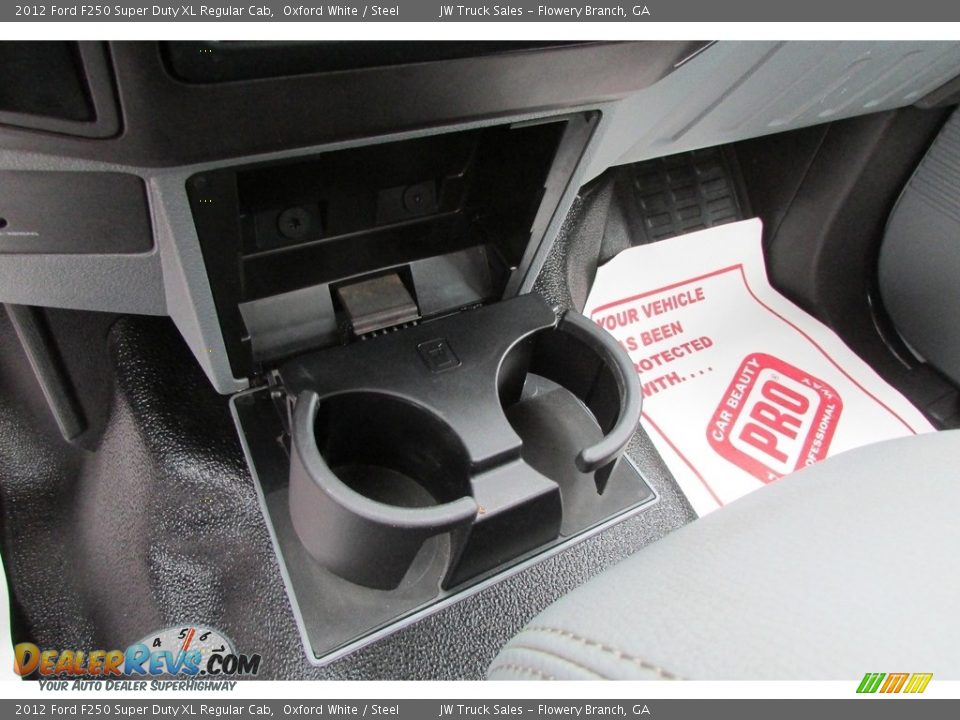 2012 Ford F250 Super Duty XL Regular Cab Oxford White / Steel Photo #25