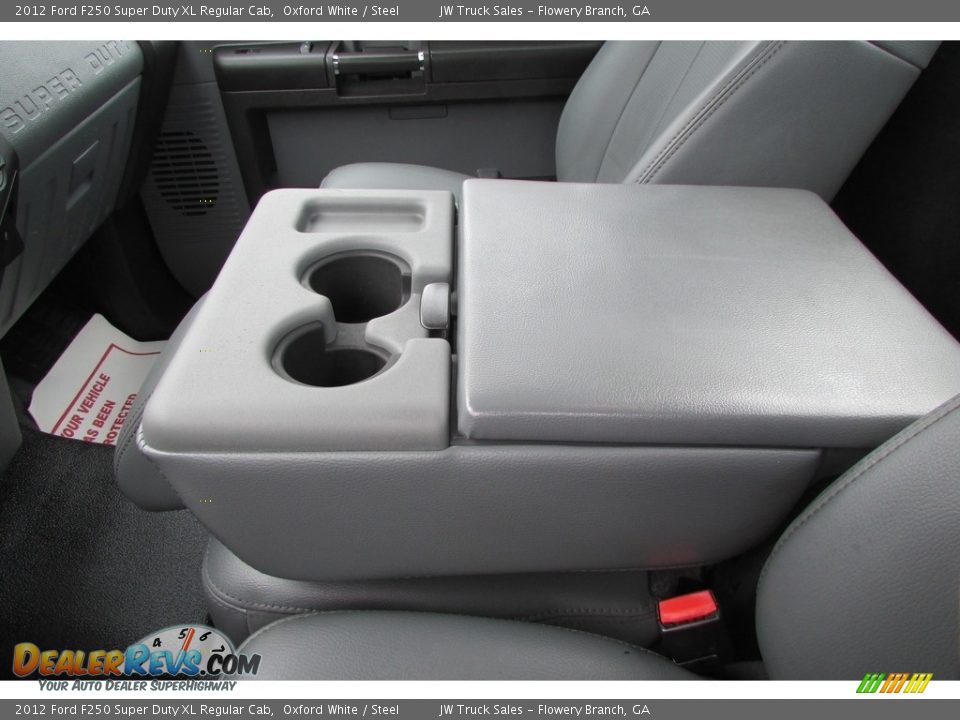 2012 Ford F250 Super Duty XL Regular Cab Oxford White / Steel Photo #26