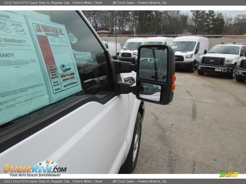 2012 Ford F250 Super Duty XL Regular Cab Oxford White / Steel Photo #28