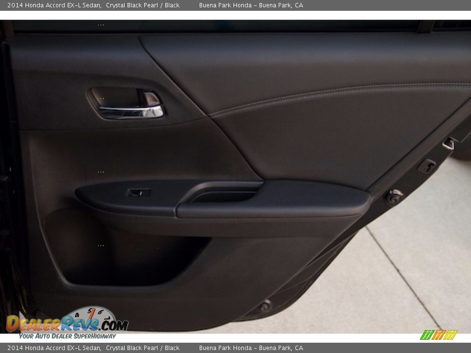 2014 Honda Accord EX-L Sedan Crystal Black Pearl / Black Photo #27