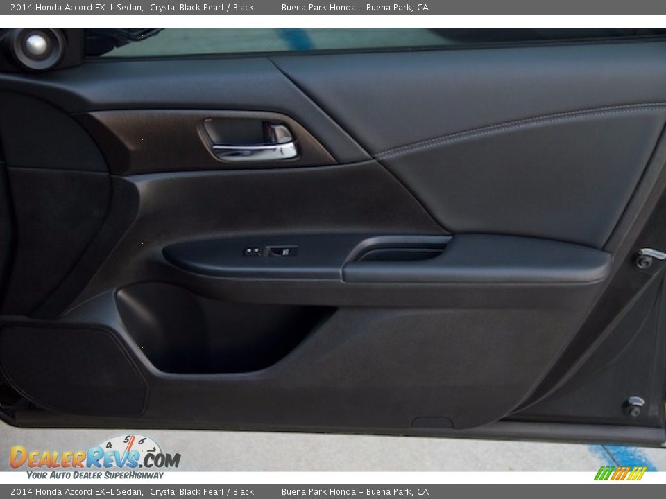 2014 Honda Accord EX-L Sedan Crystal Black Pearl / Black Photo #28