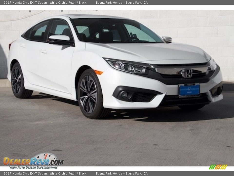 2017 Honda Civic EX-T Sedan White Orchid Pearl / Black Photo #1