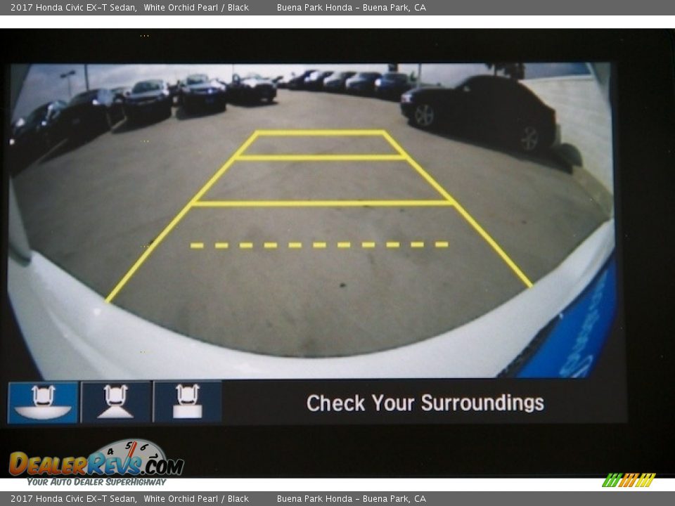 2017 Honda Civic EX-T Sedan White Orchid Pearl / Black Photo #7