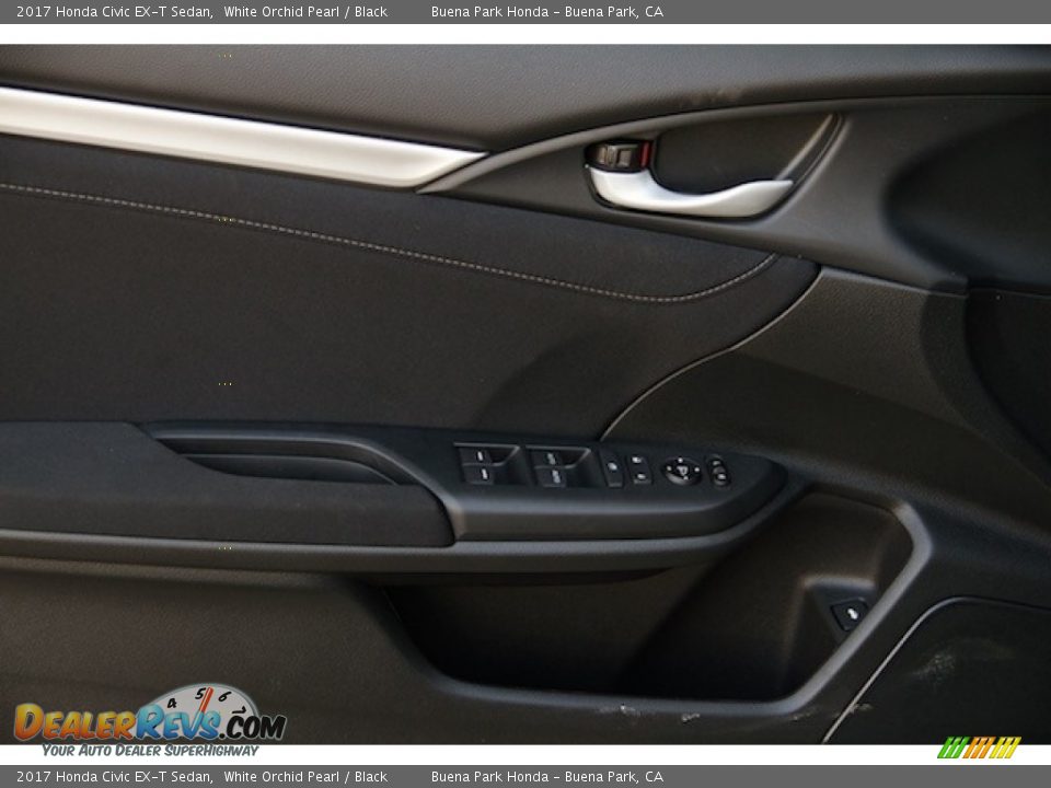 2017 Honda Civic EX-T Sedan White Orchid Pearl / Black Photo #8