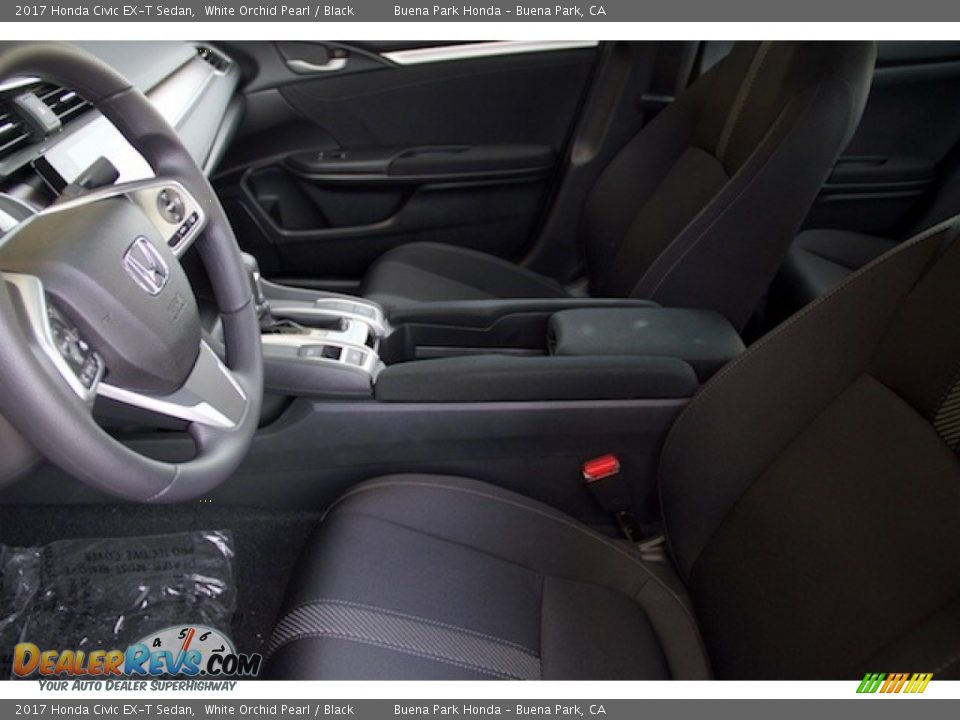 2017 Honda Civic EX-T Sedan White Orchid Pearl / Black Photo #9
