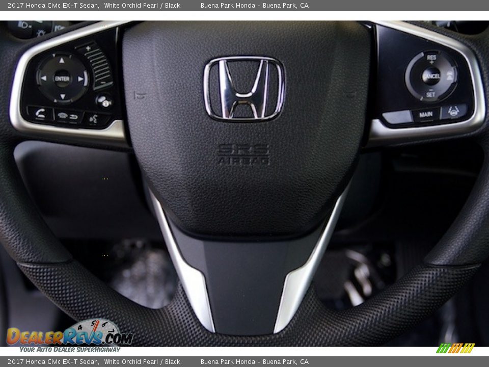 2017 Honda Civic EX-T Sedan White Orchid Pearl / Black Photo #10