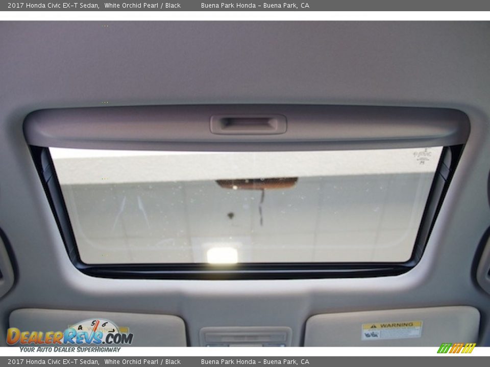 2017 Honda Civic EX-T Sedan White Orchid Pearl / Black Photo #14