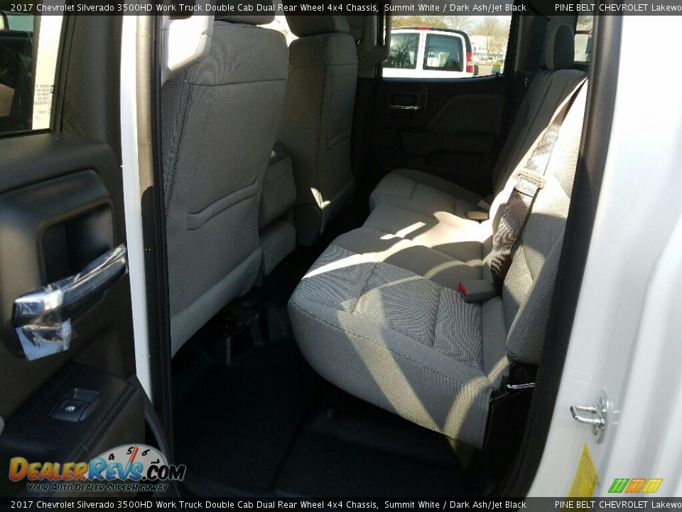 2017 Chevrolet Silverado 3500HD Work Truck Double Cab Dual Rear Wheel 4x4 Chassis Summit White / Dark Ash/Jet Black Photo #8