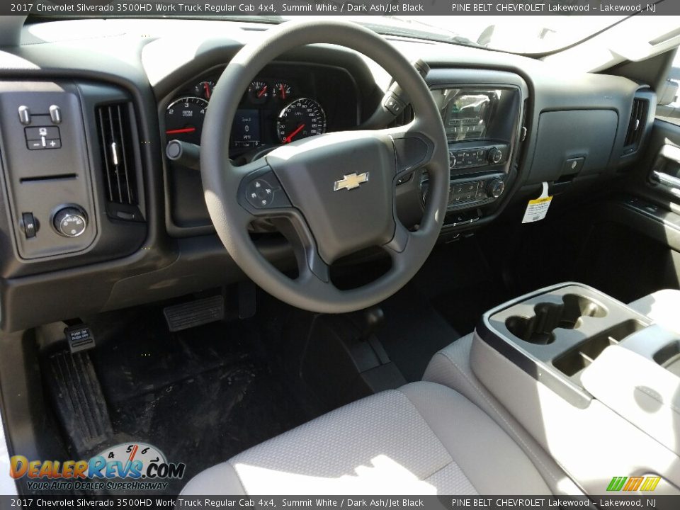 2017 Chevrolet Silverado 3500HD Work Truck Regular Cab 4x4 Summit White / Dark Ash/Jet Black Photo #9