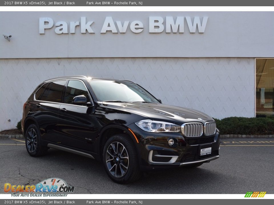 2017 BMW X5 xDrive35i Jet Black / Black Photo #1