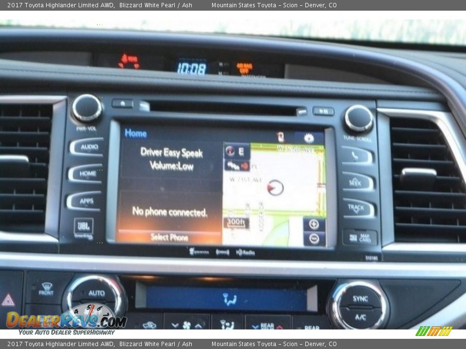 2017 Toyota Highlander Limited AWD Blizzard White Pearl / Ash Photo #6