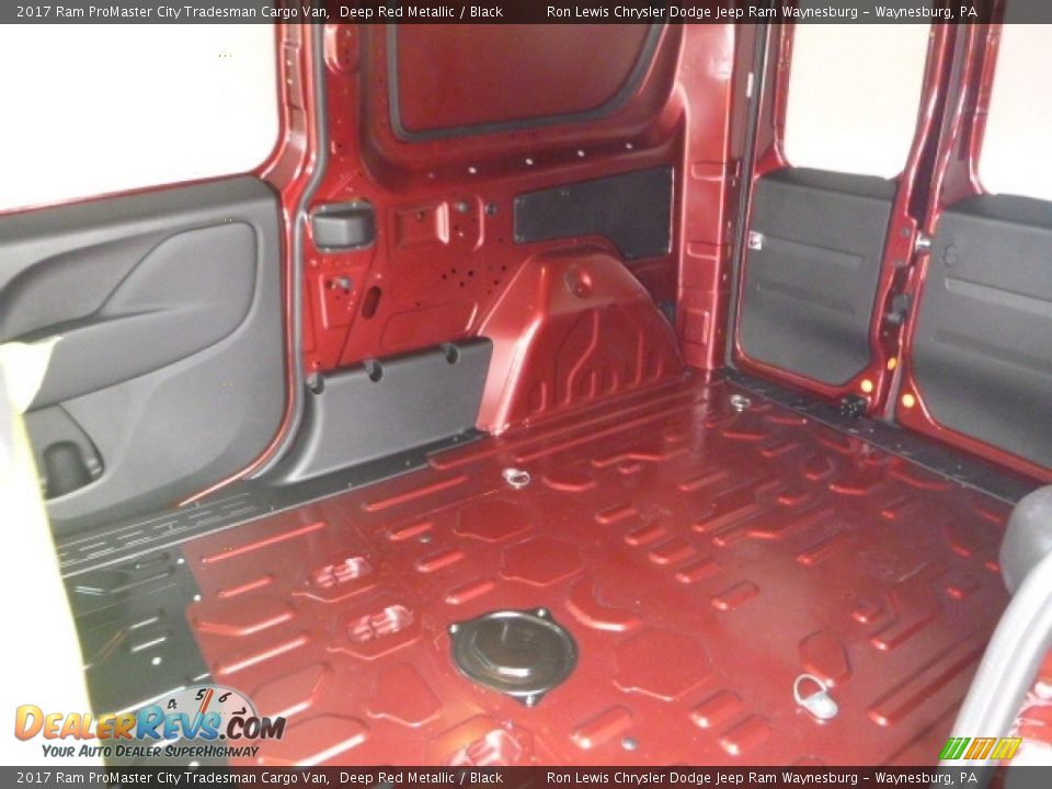 2017 Ram ProMaster City Tradesman Cargo Van Deep Red Metallic / Black Photo #3