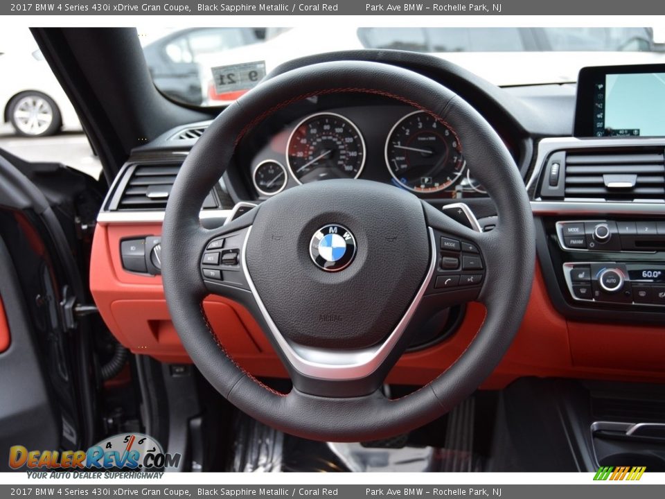 2017 BMW 4 Series 430i xDrive Gran Coupe Steering Wheel Photo #18