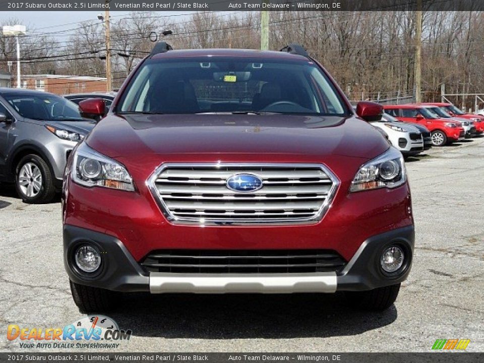 2017 Subaru Outback 2.5i Limited Venetian Red Pearl / Slate Black Photo #2