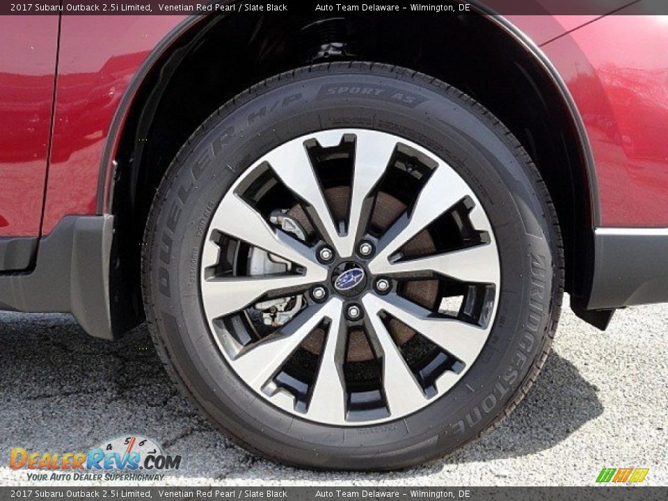 2017 Subaru Outback 2.5i Limited Venetian Red Pearl / Slate Black Photo #8