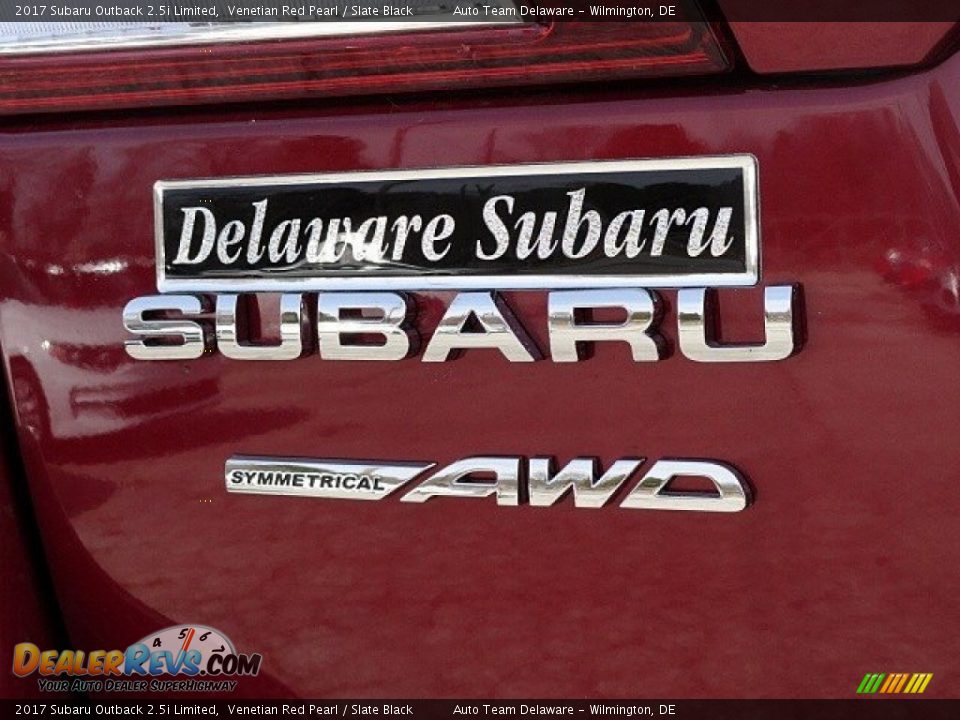 2017 Subaru Outback 2.5i Limited Venetian Red Pearl / Slate Black Photo #36