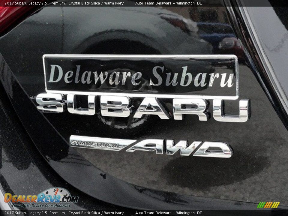 2017 Subaru Legacy 2.5i Premium Crystal Black Silica / Warm Ivory Photo #31