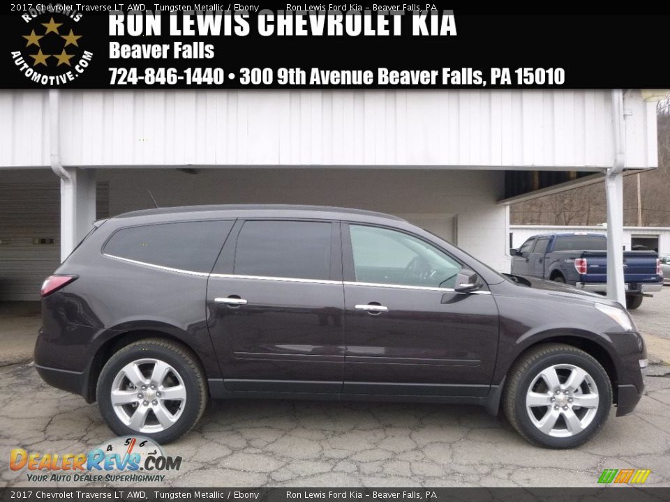 2017 Chevrolet Traverse LT AWD Tungsten Metallic / Ebony Photo #1
