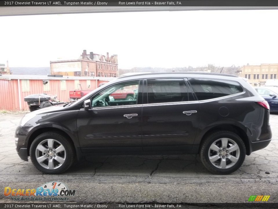2017 Chevrolet Traverse LT AWD Tungsten Metallic / Ebony Photo #5