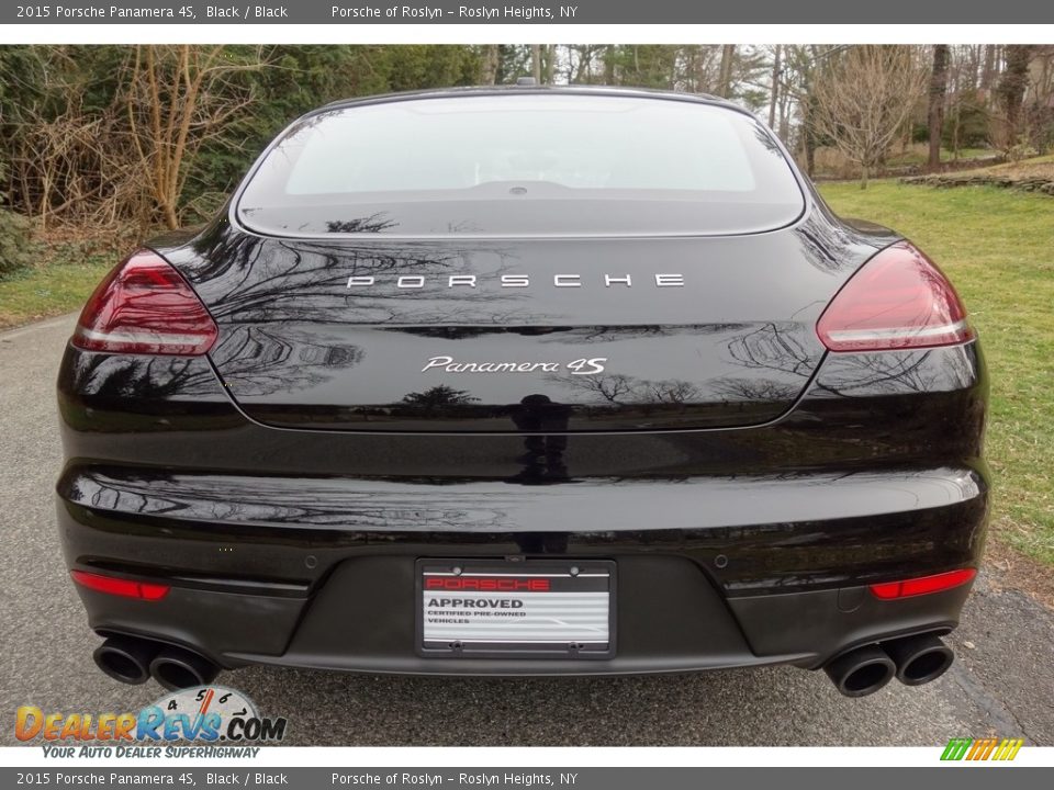 2015 Porsche Panamera 4S Black / Black Photo #5