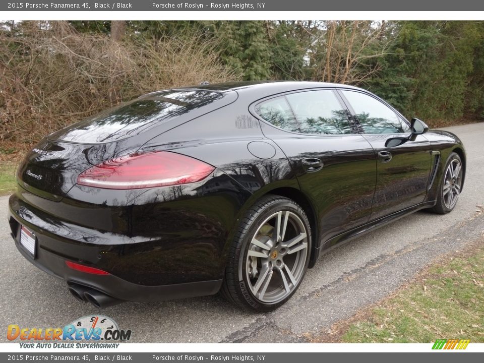 2015 Porsche Panamera 4S Black / Black Photo #6