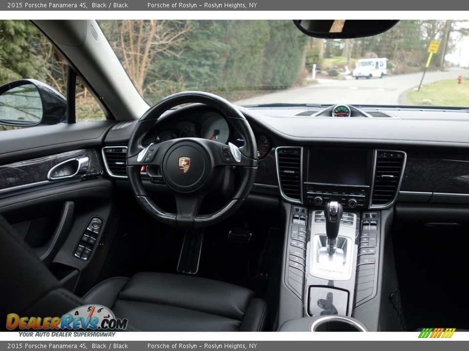 2015 Porsche Panamera 4S Black / Black Photo #12