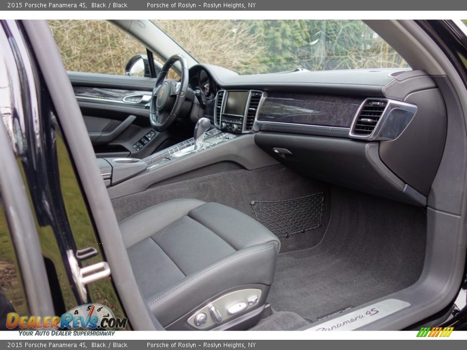 2015 Porsche Panamera 4S Black / Black Photo #15