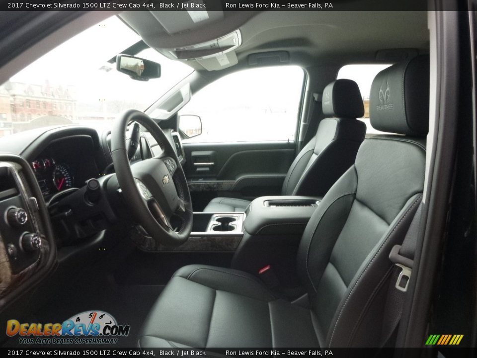 2017 Chevrolet Silverado 1500 LTZ Crew Cab 4x4 Black / Jet Black Photo #10