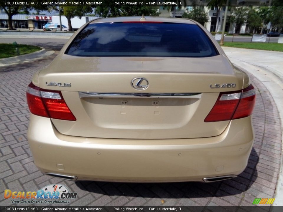 2008 Lexus LS 460 Golden Almond Metallic / Alabaster Photo #7