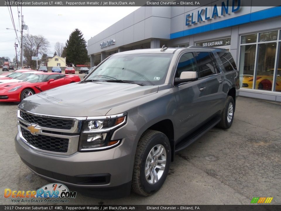 2017 Chevrolet Suburban LT 4WD Pepperdust Metallic / Jet Black/Dark Ash Photo #2