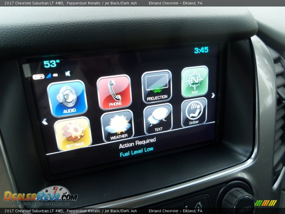 2017 Chevrolet Suburban LT 4WD Pepperdust Metallic / Jet Black/Dark Ash Photo #20