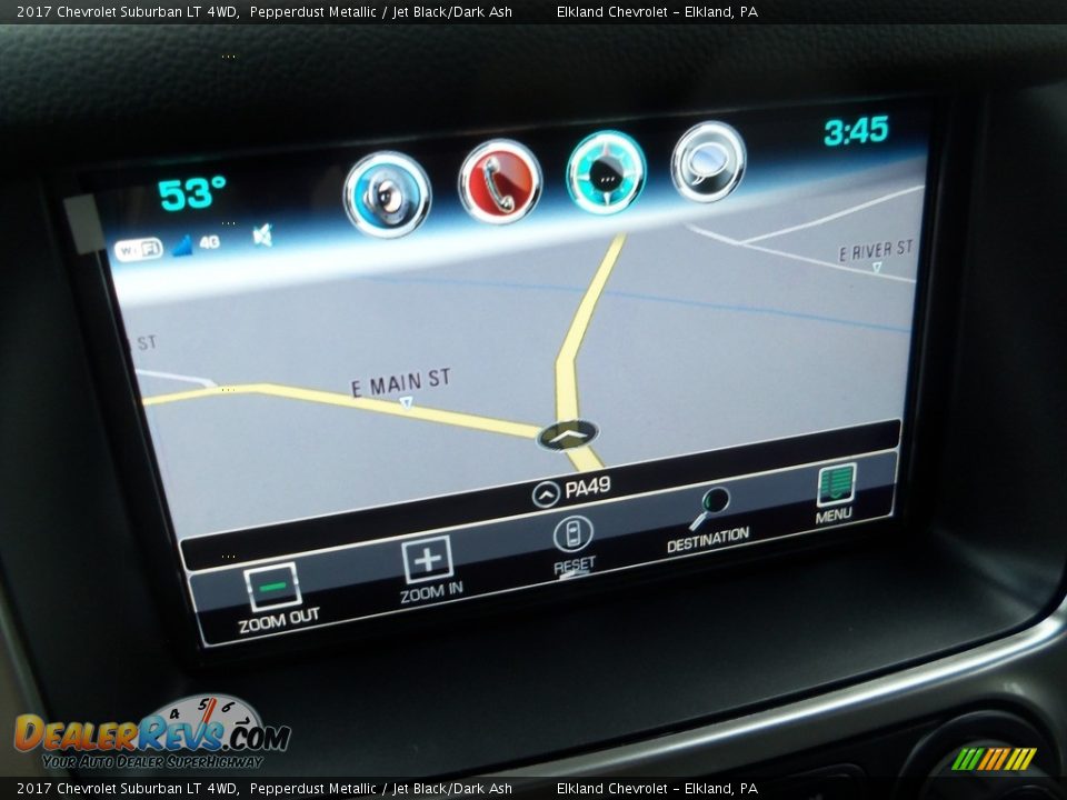 2017 Chevrolet Suburban LT 4WD Pepperdust Metallic / Jet Black/Dark Ash Photo #21