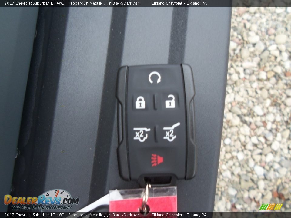 2017 Chevrolet Suburban LT 4WD Pepperdust Metallic / Jet Black/Dark Ash Photo #25