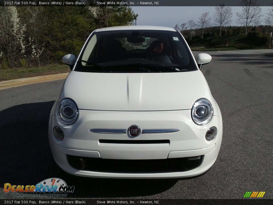 2017 Fiat 500 Pop Bianco (White) / Nero (Black) Photo #3