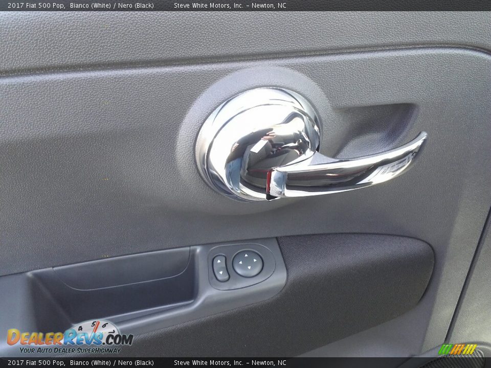 2017 Fiat 500 Pop Bianco (White) / Nero (Black) Photo #9