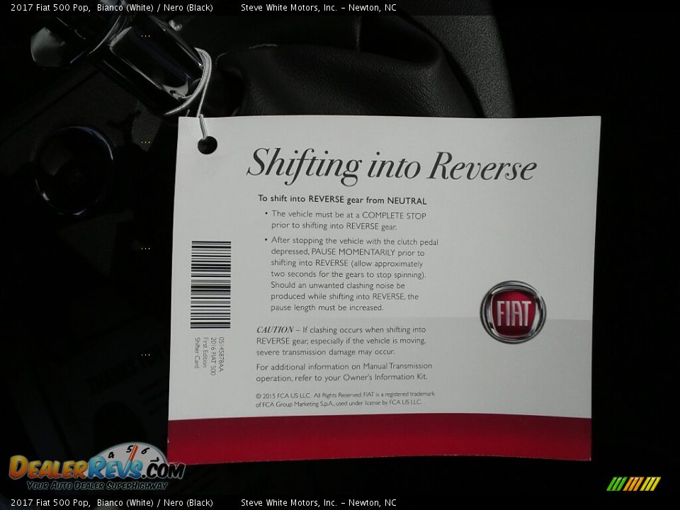 2017 Fiat 500 Pop Bianco (White) / Nero (Black) Photo #21