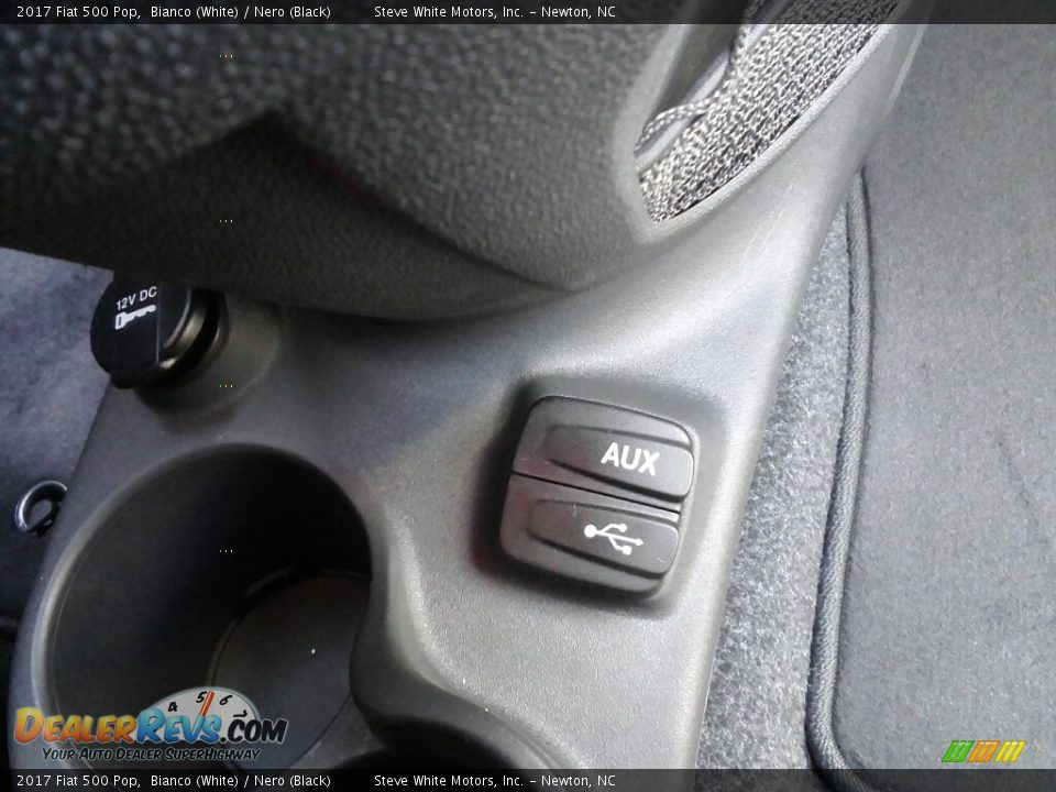 2017 Fiat 500 Pop Bianco (White) / Nero (Black) Photo #22