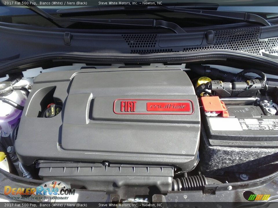 2017 Fiat 500 Pop Bianco (White) / Nero (Black) Photo #25