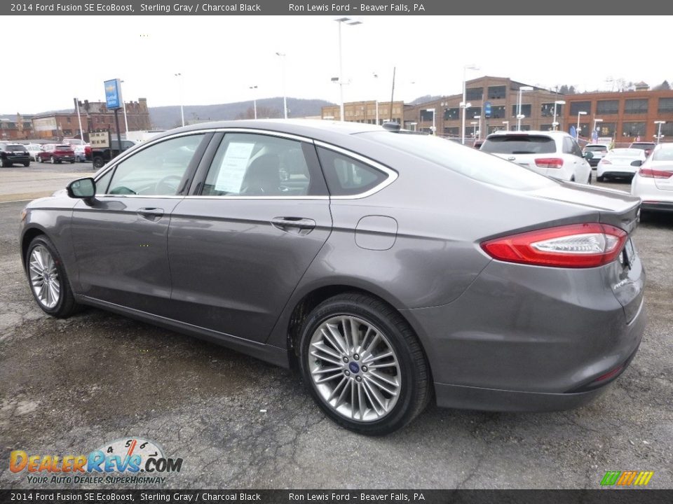 2014 Ford Fusion SE EcoBoost Sterling Gray / Charcoal Black Photo #4