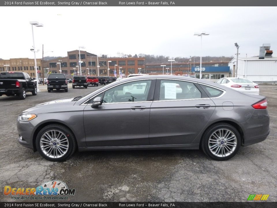 2014 Ford Fusion SE EcoBoost Sterling Gray / Charcoal Black Photo #5