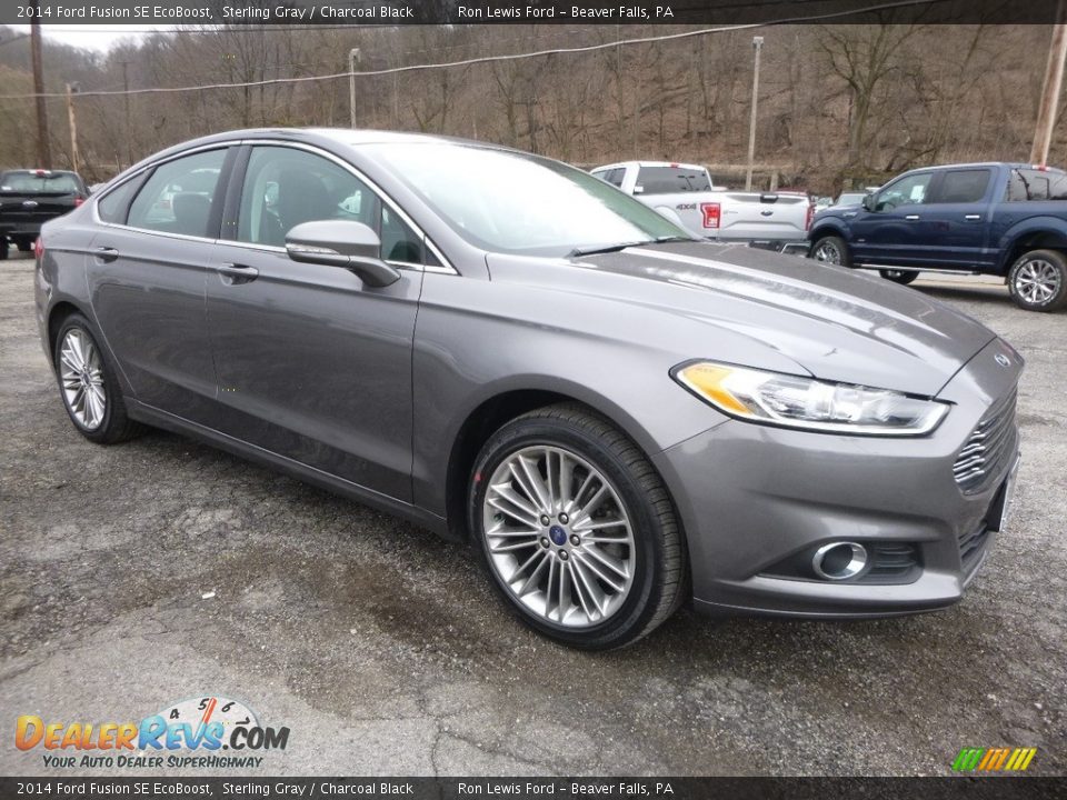 2014 Ford Fusion SE EcoBoost Sterling Gray / Charcoal Black Photo #8