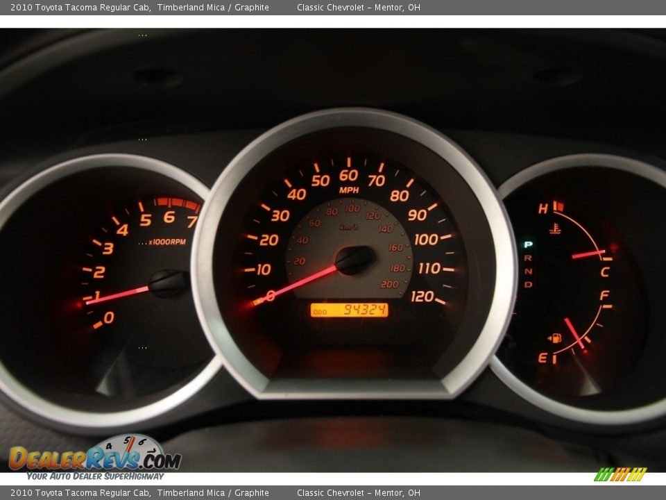 2010 Toyota Tacoma Regular Cab Timberland Mica / Graphite Photo #7